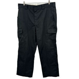 Dickies Men's Relaxed Straight Flex Cargo Pant Black 38W x 30L NWOT